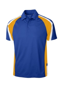 ST654 - Sport-Tek Tricolor Micropique Sport-Wick Polo