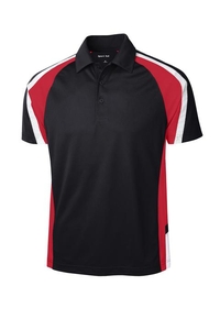 ST654 - Sport-Tek Tricolor Micropique Sport-Wick Polo