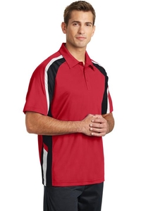 ST654 - Sport-Tek Tricolor Micropique Sport-Wick Polo