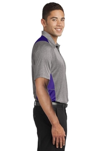 ST665 - Sport-Tek Heather Colorblock Contender Polo