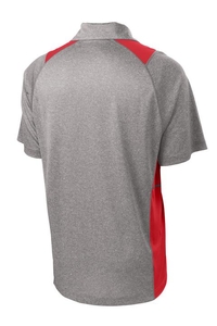 ST665 - Sport-Tek Heather Colorblock Contender Polo
