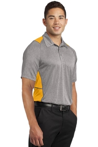 ST665 - Sport-Tek Heather Colorblock Contender Polo