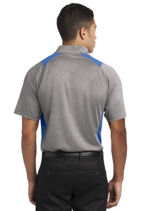 ST665 - Sport-Tek Heather Colorblock Contender Polo