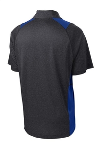 ST665 - Sport-Tek Heather Colorblock Contender Polo
