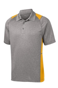 ST665 - Sport-Tek Heather Colorblock Contender Polo