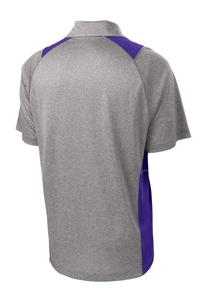 ST665 - Sport-Tek Heather Colorblock Contender Polo