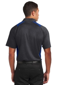 ST665 - Sport-Tek Heather Colorblock Contender Polo