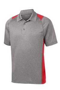 ST665 - Sport-Tek Heather Colorblock Contender Polo