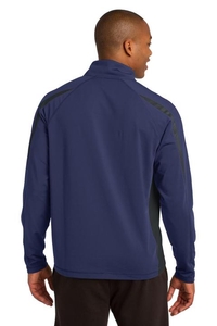 ST851 - Sport-Tek Sport-Wick Stretch 1/2-Zip Colorblock Pullover