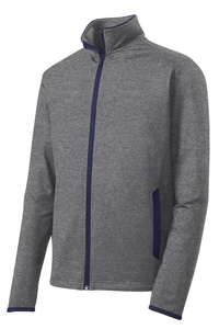 ST853 - Sport-Tek Sport-Wick Stretch Contrast Full-Zip Jacket. ST853