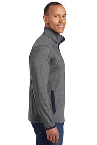 ST853 - Sport-Tek Sport-Wick Stretch Contrast Full-Zip Jacket. ST853