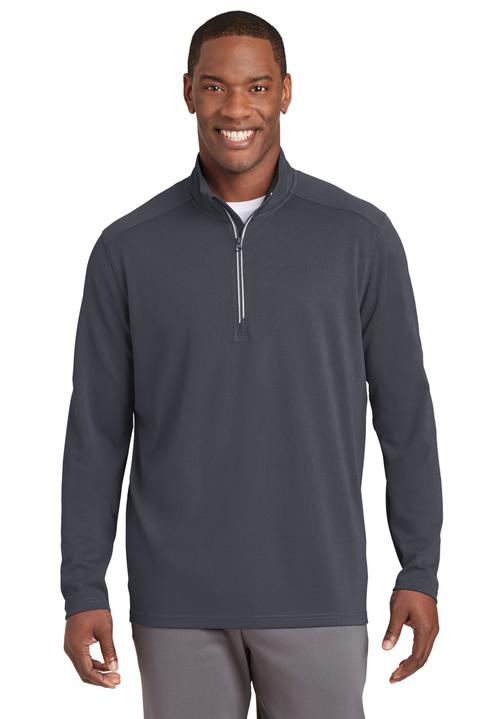 ST860 - Sport-Tek Sport-Wick Textured 1/4-Zip Pullover. ST860