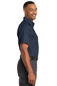 SY60 - Red Kap Short Sleeve Solid Ripstop Shirt