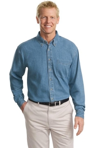 TLS600 - Port Authority Tall Long Sleeve Denim Shirt