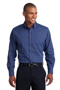 TLS642 - Port Authority Tall Tattersall Easy Care Shirt