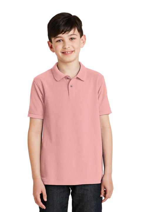 Y500 - Port Authority Youth Silk Touch Polo. Y500