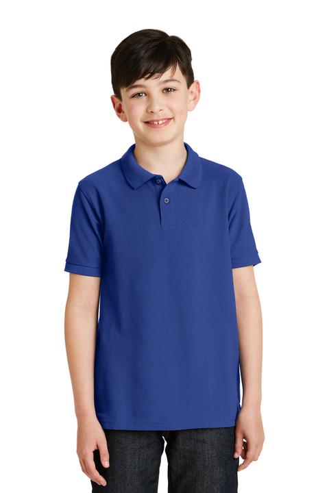 Y500 - Port Authority Youth Silk Touch Polo. Y500
