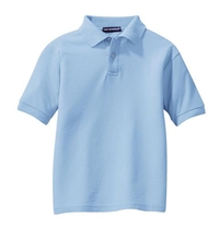 Y500 - Port Authority Youth Silk Touch Polo. Y500