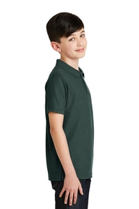 Y500 - Port Authority Youth Silk Touch Polo.  Y500