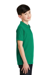 Y500 - Port Authority Youth Silk Touch Polo.  Y500