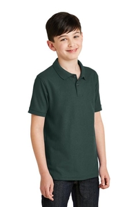 Y500 - Port Authority Youth Silk Touch Polo.  Y500