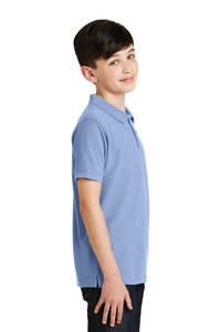 Y500 - Port Authority Youth Silk Touch Polo. Y500