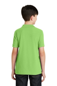 Y500 - Port Authority Youth Silk Touch Polo. Y500