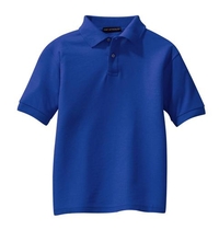Y500 - Port Authority Youth Silk Touch Polo. Y500