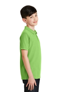 Y500 - Port Authority Youth Silk Touch Polo. Y500