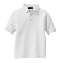Y500 - Port Authority Youth Silk Touch Polo.  Y500