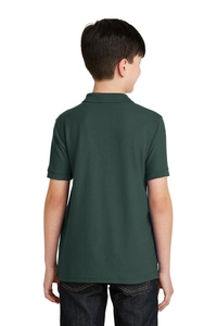 Y500 - Port Authority Youth Silk Touch Polo.  Y500