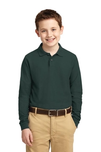 Y500LS - Port Authority® Youth Long Sleeve Silk Touch Polo