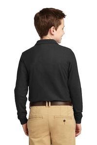 Y500LS - Port Authority® Youth Long Sleeve Silk Touch Polo