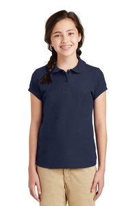 YG503 - Port Authority Girls Silk Touch Peter Pan Collar Polo