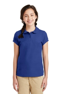 YG503 - Port Authority Girls Silk Touch Peter Pan Collar Polo