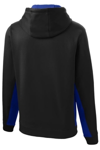YST235 - Sport-Tek Youth Sport-Wick Fleece Colorblock Hooded Pullover. YST235