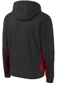 YST239 - Sport-Tek Youth Sport-Wick CamoHex Fleece Colorblock Hooded Pullover. YST239