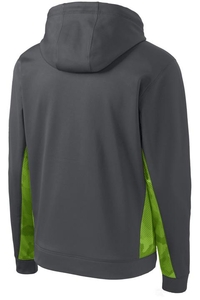 YST239 - Sport-Tek Youth Sport-Wick CamoHex Fleece Colorblock Hooded Pullover. YST239
