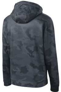 YST240 - Sport-Tek Youth Sport-Wick CamoHex Fleece Hooded Pullover. YST240