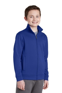 YST241 - Sport-Tek Youth Sport-Wick Fleece Full-Zip Jacket.  YST241