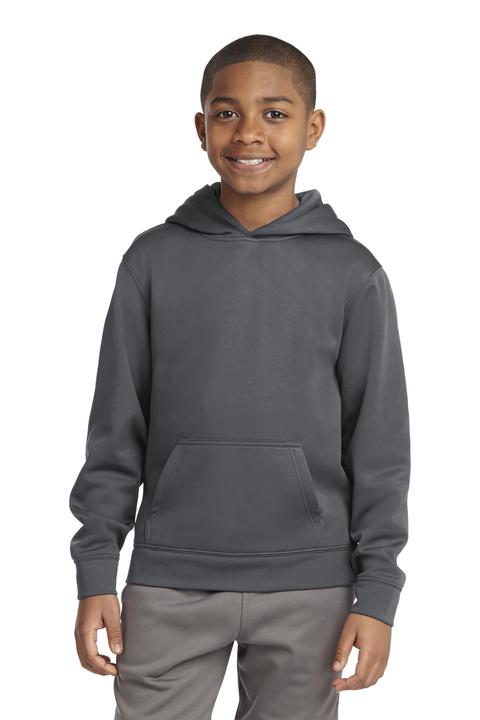 YST244 - Sport-Tek Youth Sport-Wick Fleece Hooded Pullover