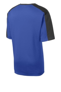 YST354 - Sport-Tek Youth PosiCharge Competitor Sleeve-Blocked Tee