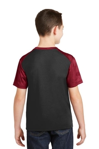 YST371 - Sport-Tek Youth CamoHex Colorblock Tee