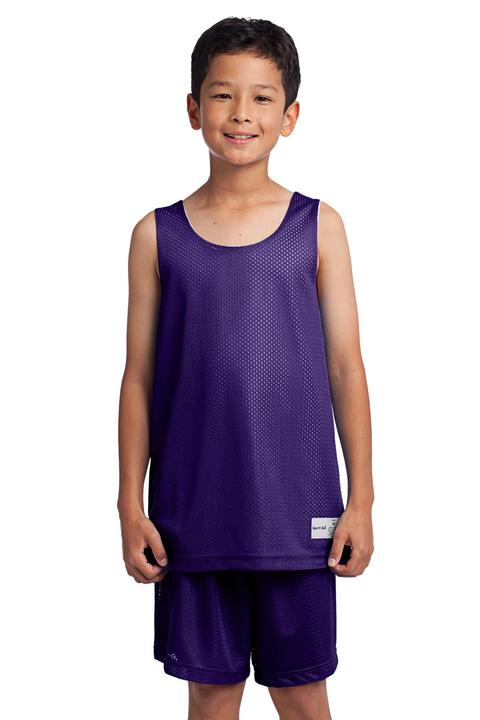 YST500 - Sport-Tek Youth PosiCharge Classic Mesh Reversible Tank