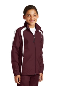 YST60 - Sport-Tek Youth Colorblock Raglan Jacket