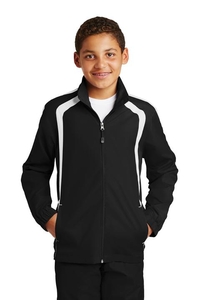 YST60 - Sport-Tek Youth Colorblock Raglan Jacket