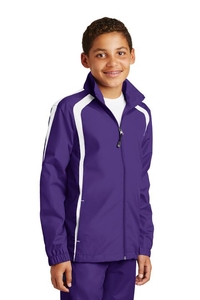 YST60 - Sport-Tek Youth Colorblock Raglan Jacket