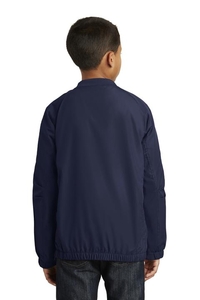 YST72 - Sport-Tek Youth V-Neck Raglan Wind Shirt