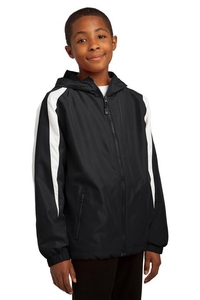 YST81 - Sport-Tek Youth Fleece-Lined Colorblock Jacket