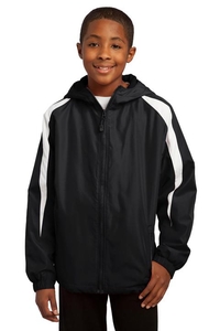 YST81 - Sport-Tek Youth Fleece-Lined Colorblock Jacket